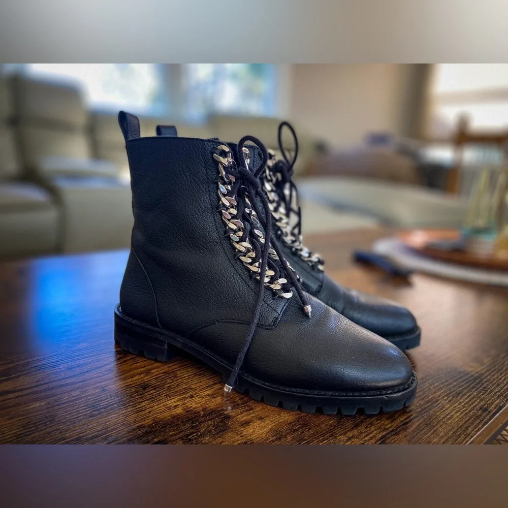 Rebecca Minkoff Janyi Chain Boots, size 7.5 - Picture 6 of 13